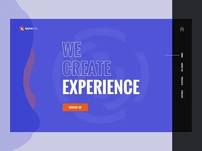 Q U I K - SaaS Landing clean design flat interface landing landing page saas saas app saas design saas website ui ux