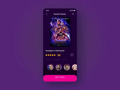 Cinema Ticket Animation app application cinema code movie ticket ue