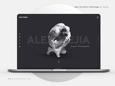 Epic Portfolio for Photographer - UI/UX Kit adobe adobe xd adobexd concept design design flat design kaniskar landing page minimal ui design minimalism photographer ui ui kit ui ux design ui ux designer uidesign uiux ux ux design uxdesign