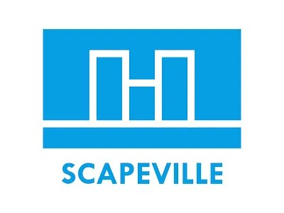Scapeville - DAY 22 (Daily Logo Challenge) branding city city logo daily dailylogo dailylogochallenge dailylogodesign logo logo design logodesign vector