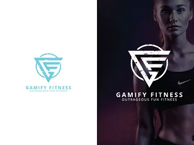 Fitness logo abstatct logo fitness logo flatlogo gymlogo letter logo logo logo design minimal logo minimalist logo