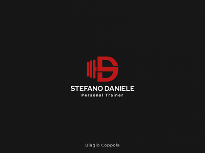 Logo Design - Stefano Daniele Personal Trainer adobe adobe illustrator behance project branding design dribbble dribbble best shot graphic graphicdesign graphics logo logo mark logotipo logotype monogram logo vector