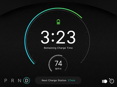Instrument Cluster Study | 01 automotive electric ui