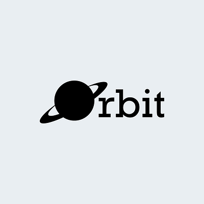 Orbit brand identity design icon logodesign wordmark