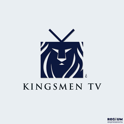 KingsMen TV brand identity design icon logodesign