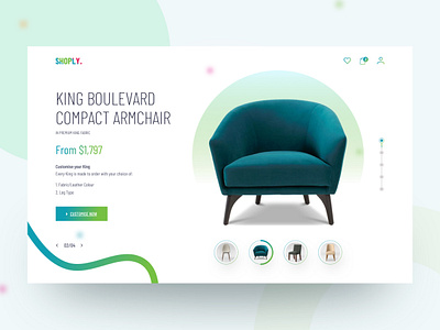 Web Headers Exploration agency clean design ecommerce exploration header interface landing page minimal product shop shopify ui