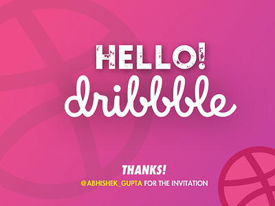 Hello Dribbble