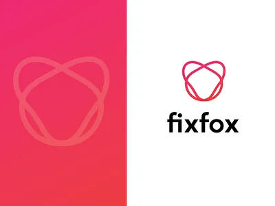 fixfox logo brand design branding and identity branding concept fox logo illustration logo design logomaker logosketch logotype