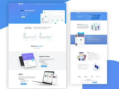 Software company website UI UX Design design ios ui user experience designer user experience ux user interface design ux