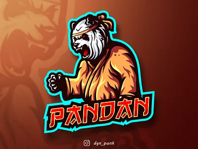 Panda Logo Made for a client name Pandan brand character esport game icon identity logo logos mascot sport ui