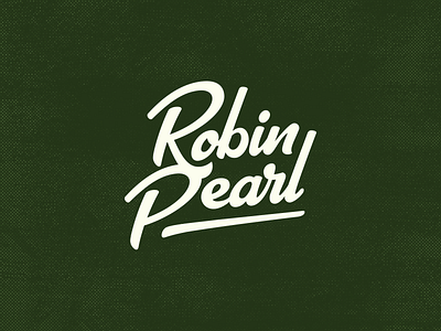 Robin Pearl Logo design graphic design handlettering lettering logo logo design script type typography wip