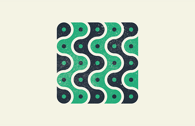 ONDULACIONES CON PUNTOS circle graphicdesign illustration logotype pattern pattern design pictograms print design