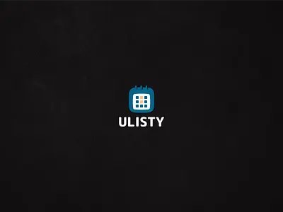 ulisty app branding calendar design icon illustration logo logomark minimal online todolist vector