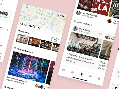 Places app flat interface ios minimal mobile mobile app mobile ui ui ux