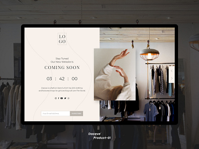 Aesthetic Coming Soon Template coming soon page design landingpage ui ux website