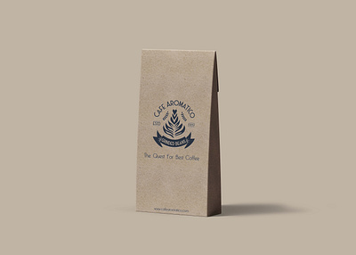 Pouch Package 3 adobe illustrator adobe photoshop cc brand identity branding branding design business coffee bean coffee cup coffee shop company logo design logo logo design logo making minimal package design paper pouch product design