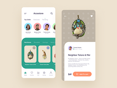 Woman Accessories Store accessories app app design clean easyeze ecommerce eslam eslam elshereef green ios minimal mobile store ui user interface ux