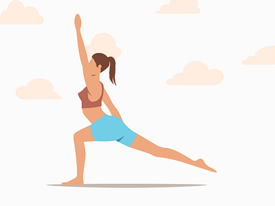 Yoga Girl adobe adobe illustrator design graphics illustration vector