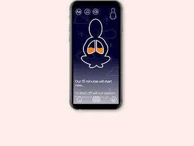 Concept UI - Meditation App adobe adobe illustrator app design graphics ui ux vector