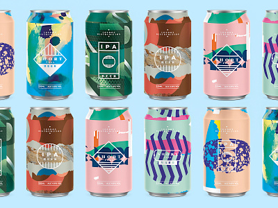 Beer Cans abstract beer beer art beercan beers can collage collageart logo packaging pattern photoshop texture