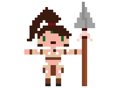 Nidalee - League of Legends aseprite illustration leagueoflegends nidalee pixelart