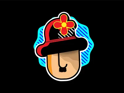 Charlie Chaplin Illustration animation branding design flyer icon illustration illustrator logo typography vector web