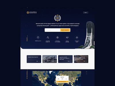 Asgardia future government landing space