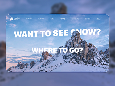 Vacation agency landing page concept | 2/3 brand identity branding concept design landing landing page landing page design summer vacation vacation agency