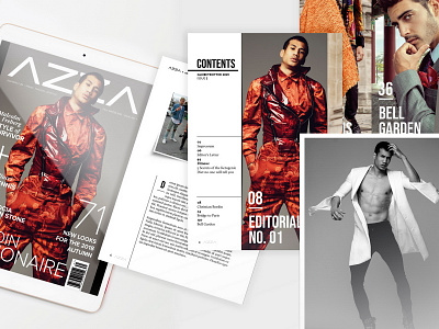 Men's Fashion Digital Magazine Design adobe indesign adobeacrobat adobeillustrator adobephotoshop graphicdesign magazine design