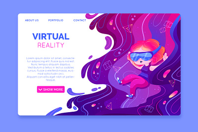 Landing Page animation app flat icon logo minimal type typography ux vector website