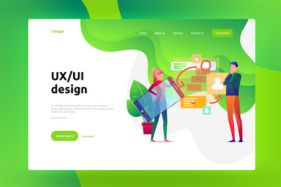 Ui/Ux Design app branding design digital icon illustration illustrator logo mountain typography vector web