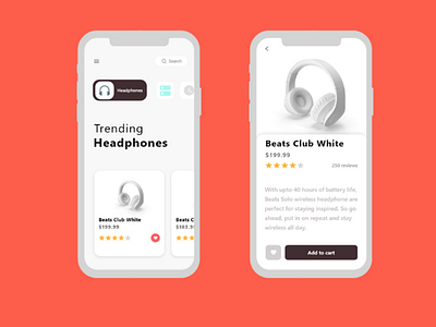 Audio e-commerce concept