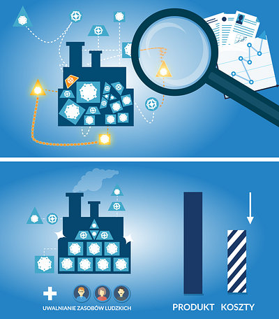 Factory in chaos 2d 2d art art chaos construction danger data center design graphic graphic design house illustration illustrator management vector