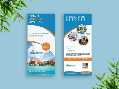 Rack Card / DL Flyer branding business flyer creative design dl flyer door hanger handout leaflet rackcard trend