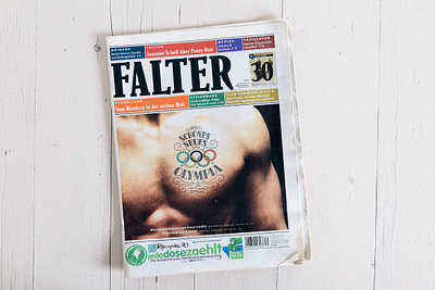 Falter Cover cover editorial design illustration newspaper typography vector