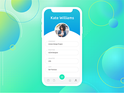 User profile app design dailyui design mobile uiux userprofile