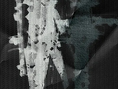 crumpled linear texture cover design design glitch effect poster design