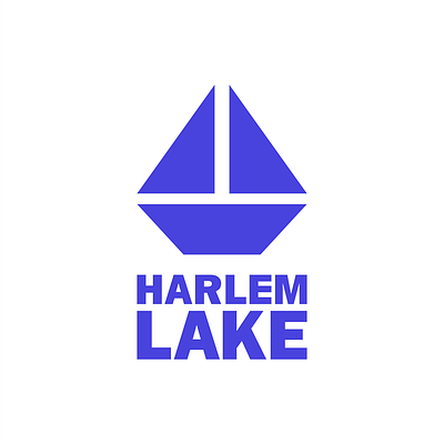 Harlem Lake - DAY 23 (Daily Logo Challenge) boat boat logo branding daily dailylogo dailylogochallenge dailylogodesign logo logo design logodesign vector