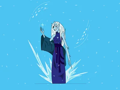 Фрост маг illustration вектор демоны иллюстрация лед магия фрост маг