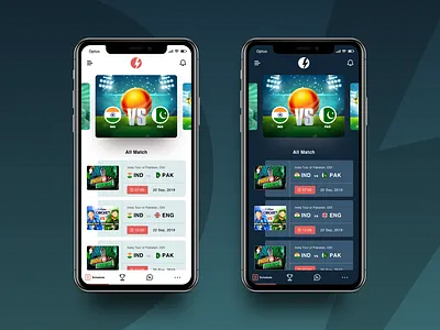 VERSUS - App Concept apps creative cricket development events interaction interactiondesign ios match mobile mobile app sport ui ui ux ui ux uiux visual