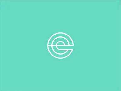 20190901 e circle circular e e logo ecommerce green logo logo design vector