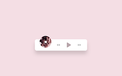 Daily UI 009: Music Player Interaction 2d animation animation app clean design concept dailyui design interface invision ios minimal music player rebound ui ux