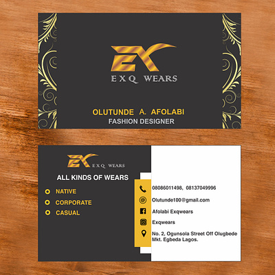 Professional Business card businesscard design graphicdesign logo