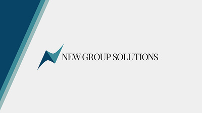New Group Solutions Brand brand branding colors logo logodesign