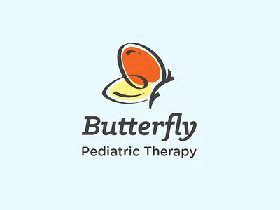 Butterfly Pediatric Therapy Logo Refresh branding butterfly illustration logo logodesign logos refresh therapy