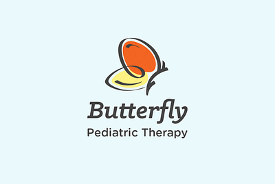 Butterfly Pediatric Therapy Logo Refresh branding butterfly illustration logo logodesign logos refresh therapy