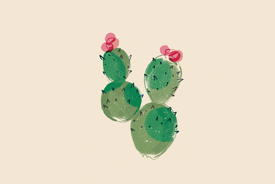 Cute lil cactus cactus illustration plants