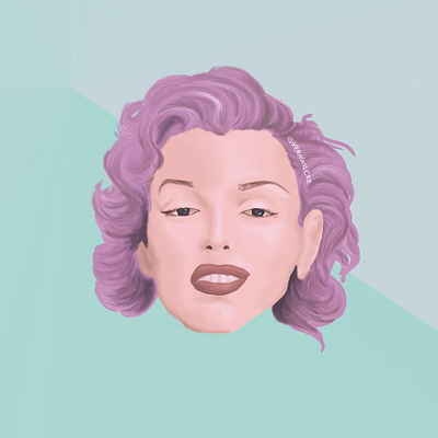 Marilyn design icon illustration