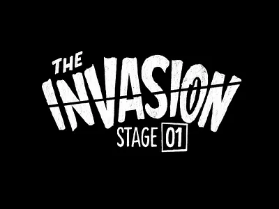 The Invasion alien book cover extraterrestrial invasion lettering retro title lettering type vintage