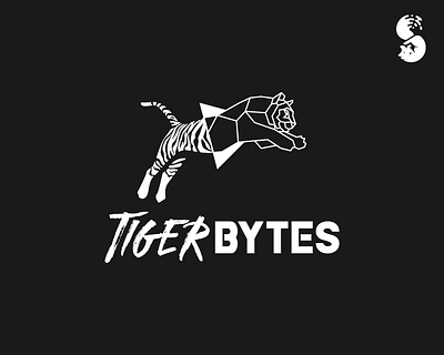 Tiger Bytes Logo 2 dimension feline logos nature tiger wild